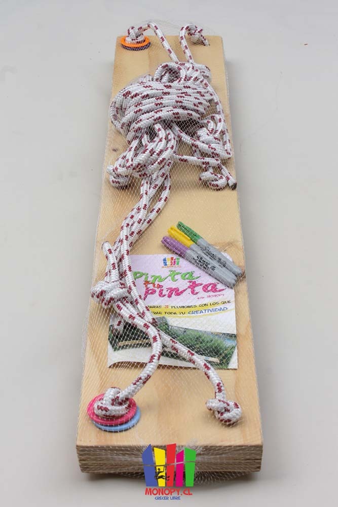 Columpio sensorial doble tela rosa